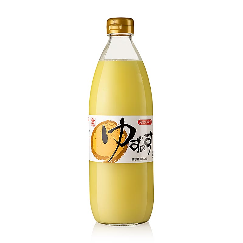 Yuzu Su, juice uden tilsat salt, 100% citrusjuice, Takada - 1 liter - Flaske