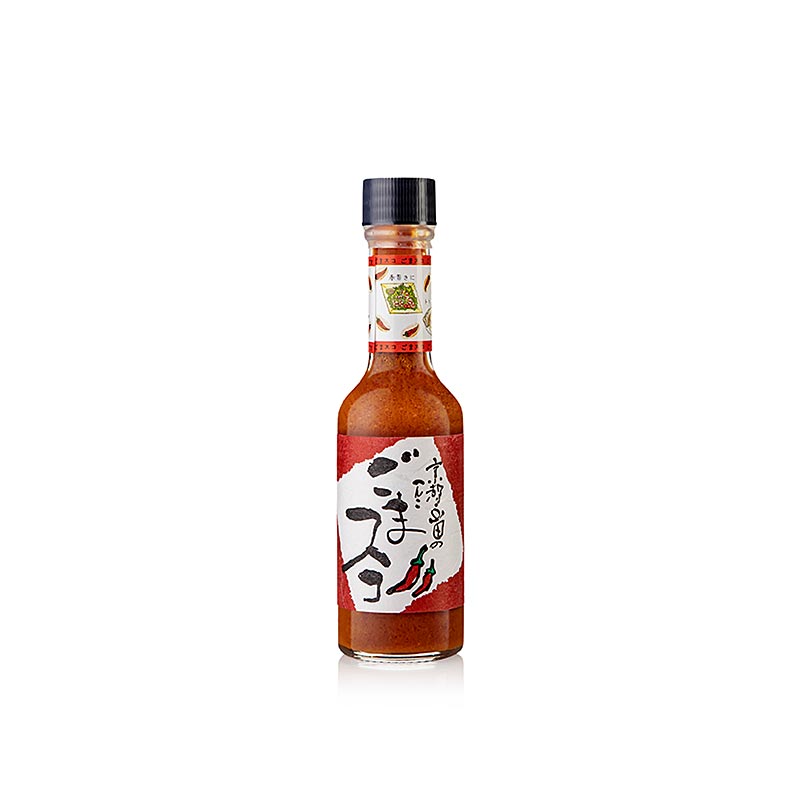 Gomasco - tempero picante de pimenta com gergelim, Yamada, Japao - 65ml - Garrafa Gomasco - tempero picante de pimenta com gergelim, Yamada, Japao - 65ml - Garrafa