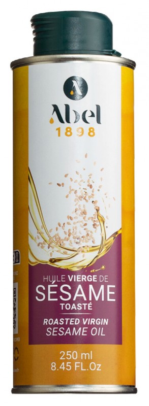 Extra virgin sesame oil, toasted, Extra virgin sesame oil, toasted, Huilerie Lapalisse - 250 ml - Can