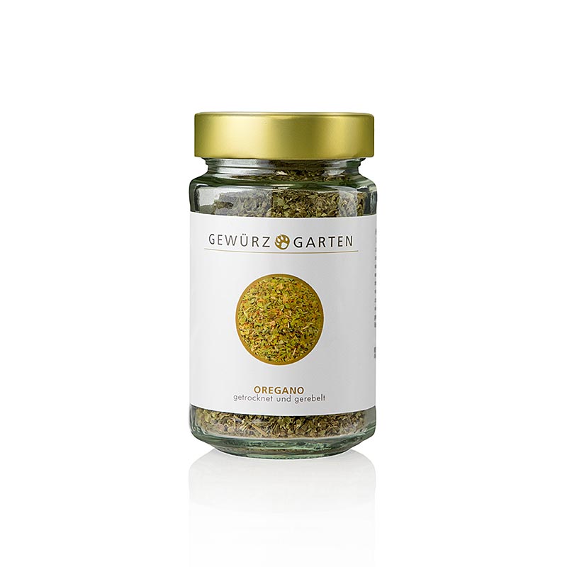 Spice Garden Oregano toerret, gnidet - 30 g - Glas