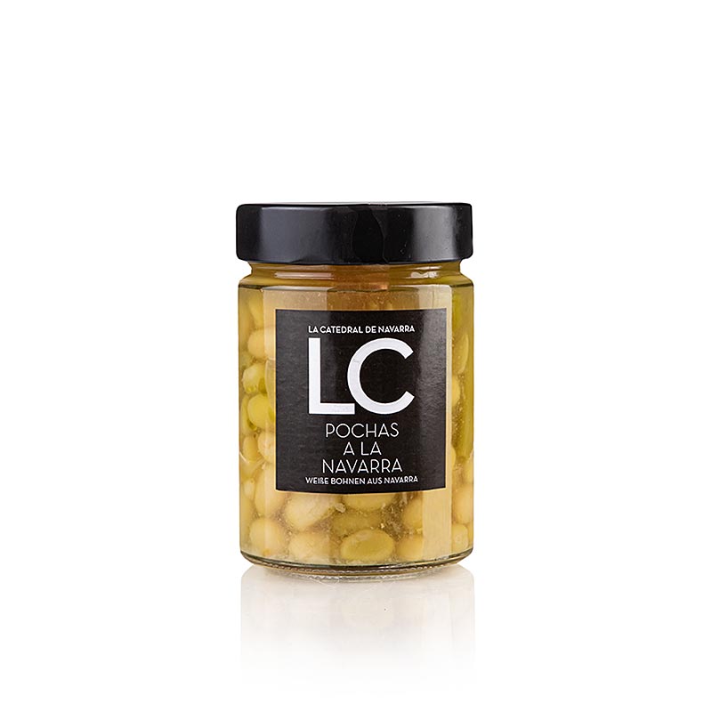 Pochas a la navarra - white beans with vegetables, LC - 340g - Glass