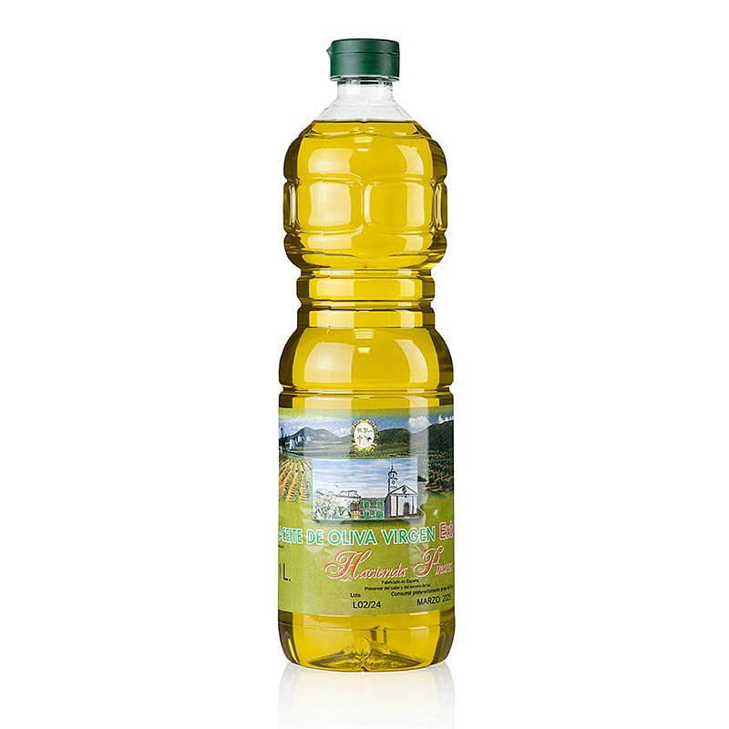 Aceite de oliva virgen extra Hacienda Pinares, Espana - 1 litro - botella de PE