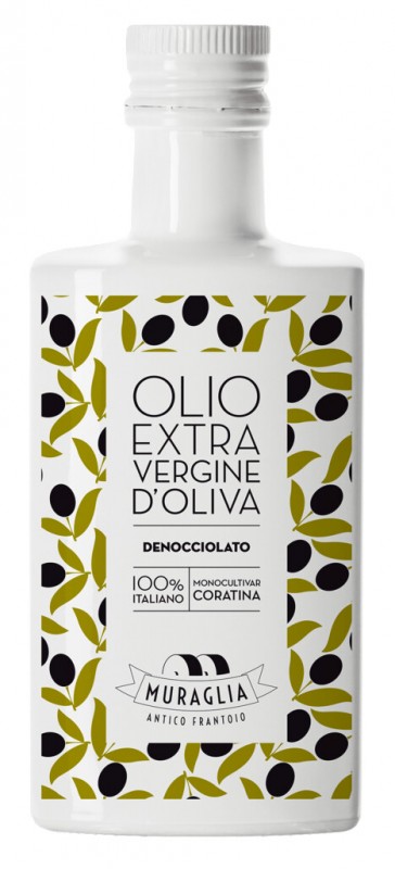 Essenza Denocciolato Coratina, Olio Extra Vergine di Oliva, Muraglia - 250 ml - Bottiglia