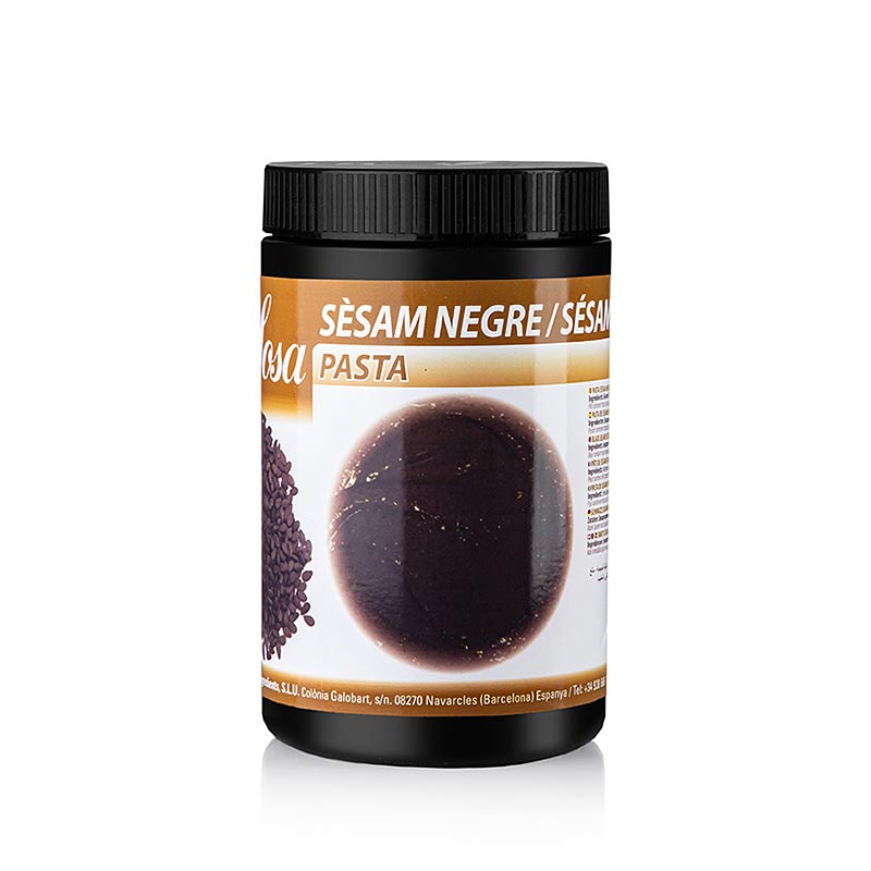 Sosa Paste - Sesam, roh, schwarz, 100%, Sesam Negre - 1 kg - Pe-dose