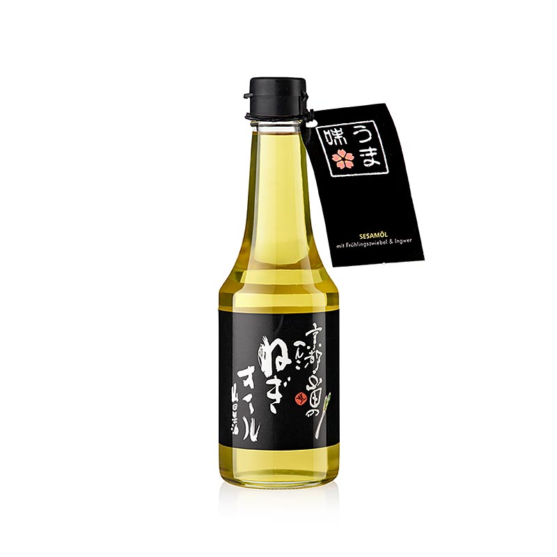 Sesamolie met lente-ui en gember, Yamada, Japan - 300 ml - Fles