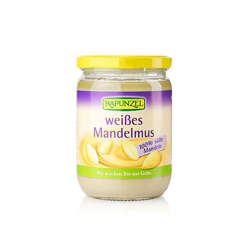 Mandelsmor, vitt, veganskt, Rapunzel, ekologiskt - 500 g - Glas