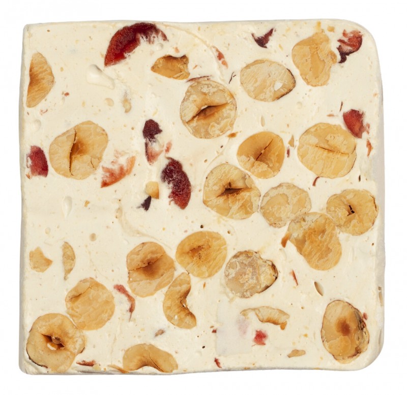 5 - Torrone morbido con ciliegie, nougat with cherries, soft, Antica Torroneria Piemontese - 80 g - pack