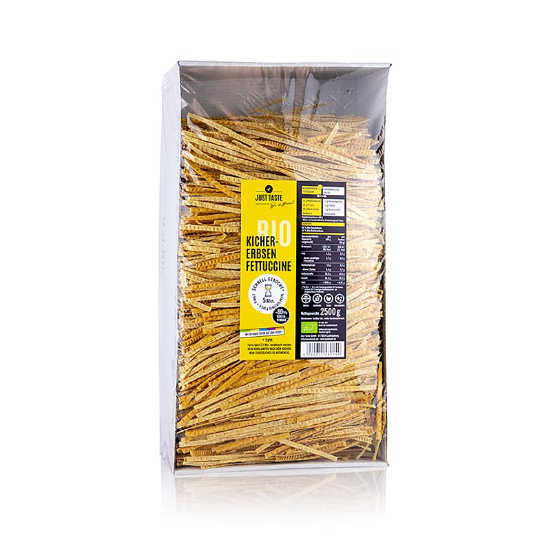 Smag bare kikaertefettuccine, glutenfri, oekologisk - 2,5 kg - Pap