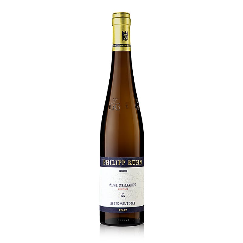 2022er Riesling Kallstadter Saumagen GG, trocken, 12,5% vol., Philipp Kuhn, Vegan - 750 ml - Flasche