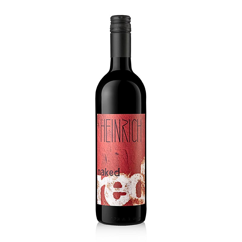 Naked Red Rotwein, trocken, 12,5 % vol., Gernot Heinrich, BIO - 750 ml - Flasche