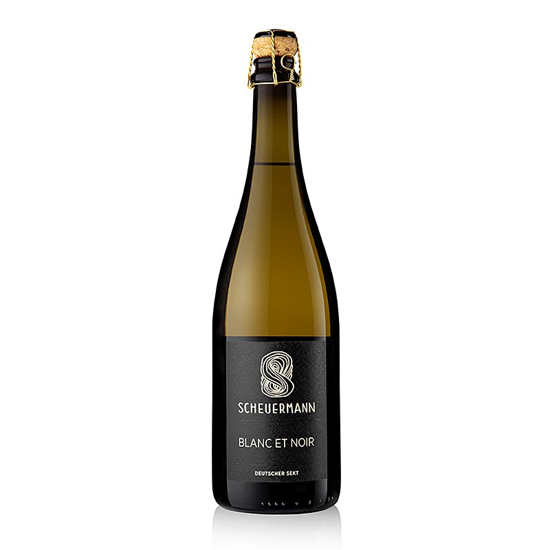 2022er Blanc et Noir, brut, 11,5 % vol., Scheuermann, BIO - 750 ml - Flasche