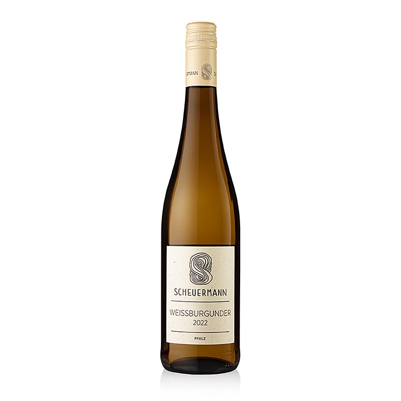 2022 Pinot Blanc, droog, 12% vol., Scheuermann, biologisch - 750 ml - Fles