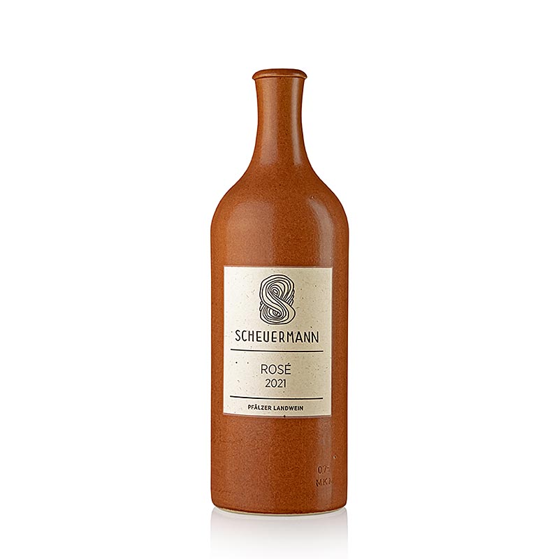 2021 Wino wiejskie rozowe wytrawne, 12% obj., Scheuermann, organiczne - 750ml - Butelka 2021 Wino wiejskie rozowe wytrawne, 12% obj., Scheuermann, organiczne - 750ml - Butelka