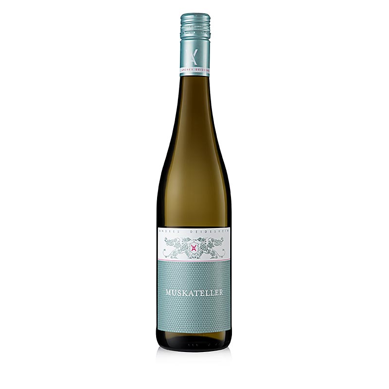 2022er Muskateller, trocken, 12 % vol., Andres, BIO - 750 ml - Flasche