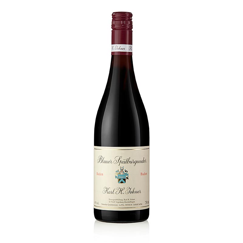 Blauer Pinot Noir 2020, seco, 13,5% vol., Johner - 750ml - Garrafa