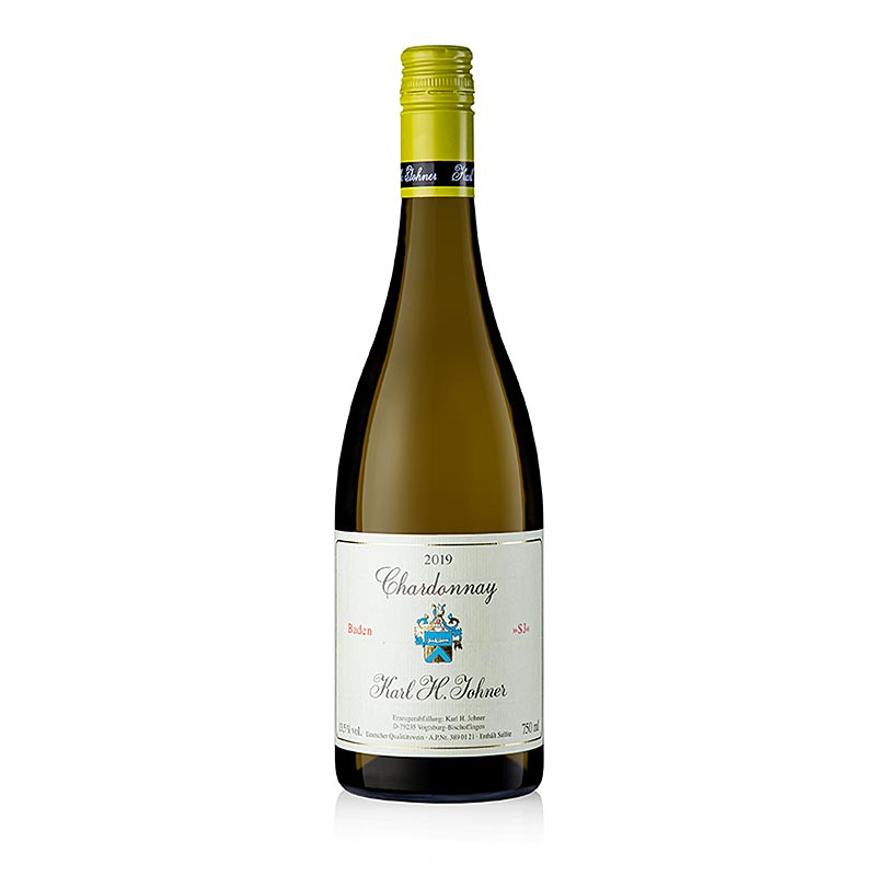 2020 Chardonnay Barrique, suche, 13,5 % obj., Johner - 750 ml - Lahev