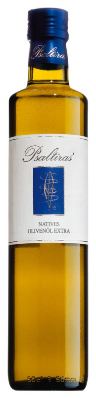 Extra vierge olijfolie psaltiras, extra vierge olijfolie uit mani, psaltiras - 500 ml - fles