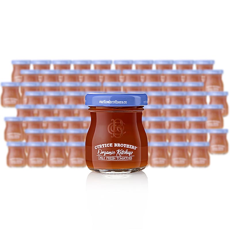 Organski kecap, porcione staklenke, Curtice Brothers, ORGANSKI - 3,4l, 84 x 40ml - Binded Organski kecap, porcione staklenke, Curtice Brothers, ORGANSKI - 3,4l, 84 x 40ml - Binded