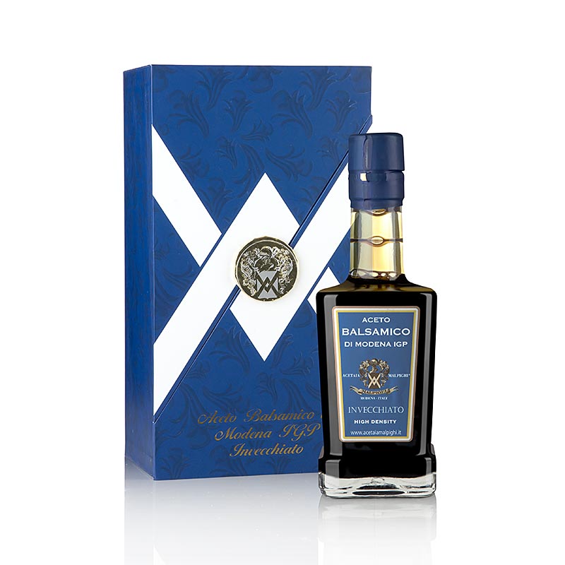 Aceto Balsamico di Modena BOB / BOB, 3 jaar, Invecchiato, Malpighi - 250 gr - Karton Aceto Balsamico di Modena BOB / BOB, 3 jaar, Invecchiato, Malpighi - 250 gr - Karton