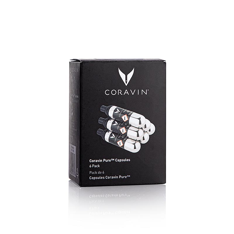 Coravin Wine Access System - Capsules, with Argon Gas (A65) - 6 pieces - Cardboard Coravin Wine Access System - Capsules, with Argon Gas (A65) - 6 pieces - Cardboard