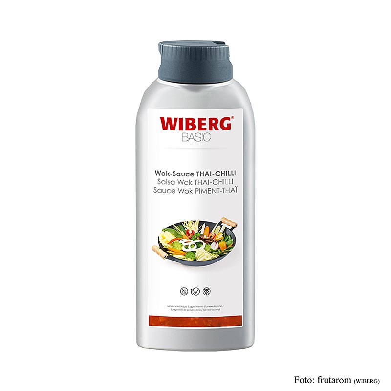 Salsa para wok Wiberg BASIC Thai - Estilo chili, botella flexible - 665ml - Botella de PE
