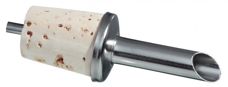 Pourer, elegant design, made of cork and metal, Viani - piece - Pourer, elegant design, made of cork and metal, Viani - piece -