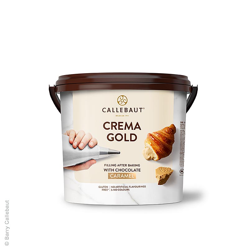 Crema - Ouro, com chocolate caramelo, Callebaut (FMF?GOLD35?651) - 5kg - Pe pode Crema - Ouro, com chocolate caramelo, Callebaut (FMF?GOLD35?651) - 5kg - Pe pode