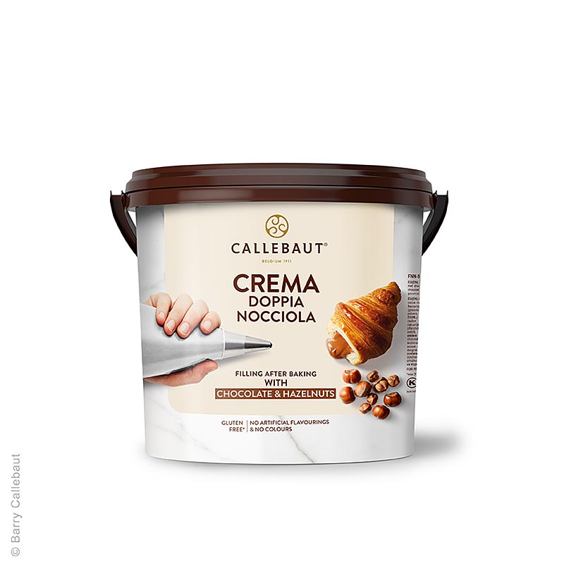 Crema - Doppia Nocciola, rostad hasselnot, Callebaut (FNN?S1835?651) - 5 kg - Pe hink Crema - Doppia Nocciola, rostad hasselnot, Callebaut (FNN?S1835?651) - 5 kg - Pe hink