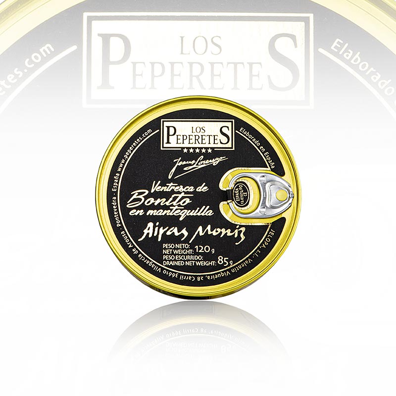 Jelopa Ventresca de Bonito - atun en mantequilla, Los Peperetes - 120g - poder Jelopa Ventresca de Bonito - atun en mantequilla, Los Peperetes - 120g - poder