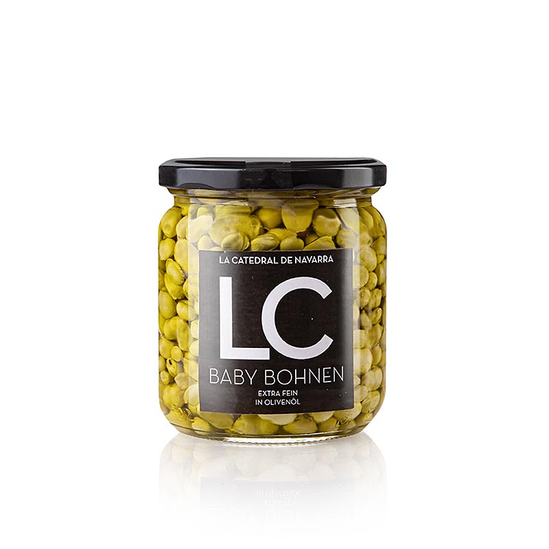 Habitas extrafinas - Kacang bayi dalam minyak zaitun, LC - 345g - kaca Habitas extrafinas - Kacang bayi dalam minyak zaitun, LC - 345g - kaca