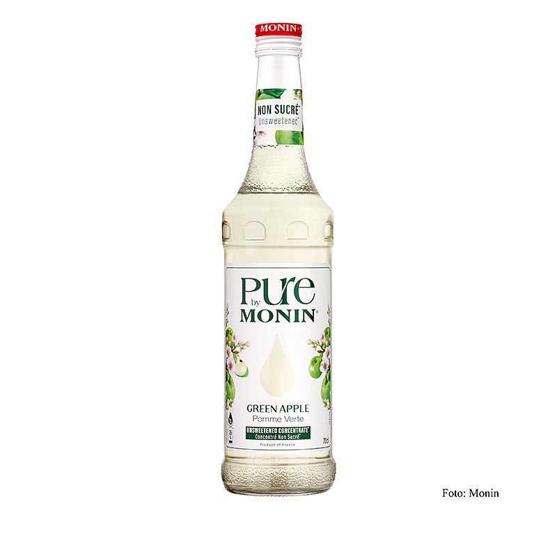 Monin PURE - Maca Verde, sem acucar, 1:25 - 700ml - Garrafa Monin PURE - Maca Verde, sem acucar, 1:25 - 700ml - Garrafa