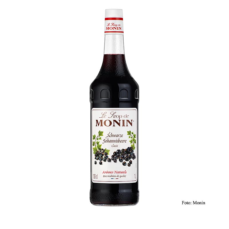 Monin blackcurrant (cassis) sirap 1:8 - 1 liter - Botol Monin blackcurrant (cassis) sirap 1:8 - 1 liter - Botol