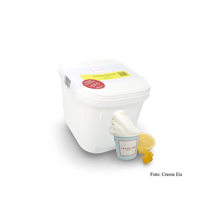 Kermajaatelo - sitruunasorbetti, vegaaninen - 2,5L - PE-kuori Kermajaatelo - sitruunasorbetti, vegaaninen - 2,5L - PE-kuori
