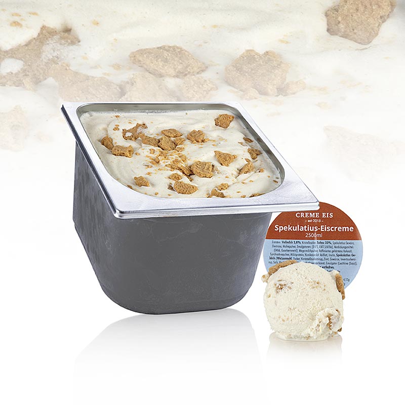 Krem sladoled - speculoos sladoled sa speculoos komadima - 2.5L - Pe - zdjela Krem sladoled - speculoos sladoled sa speculoos komadima - 2.5L - Pe - zdjela