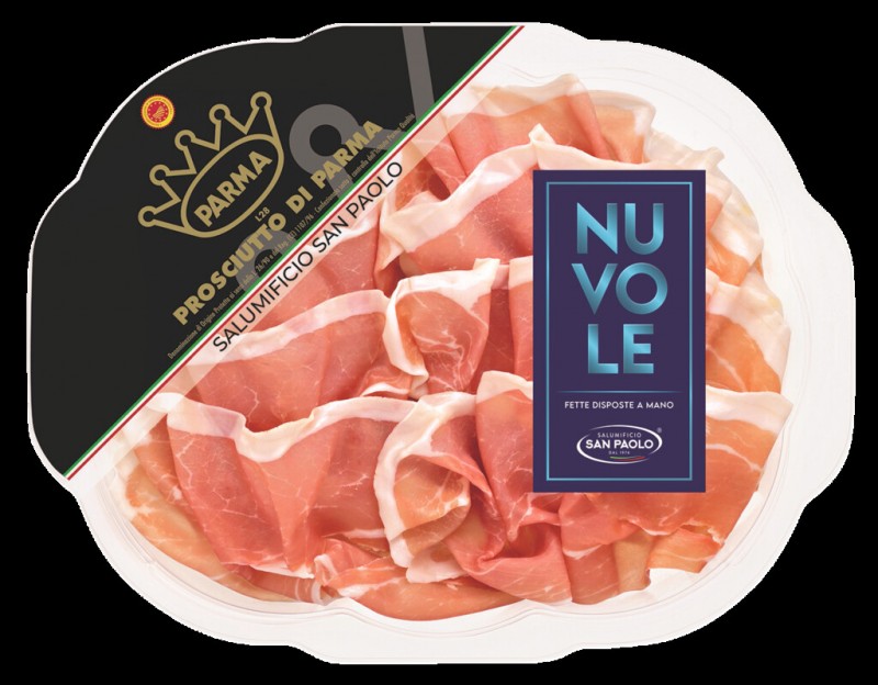 Parmski prsut DOP 18 mjeseci, parmska sunka, narezak, Salumificio San Paolo - 100 g - pack