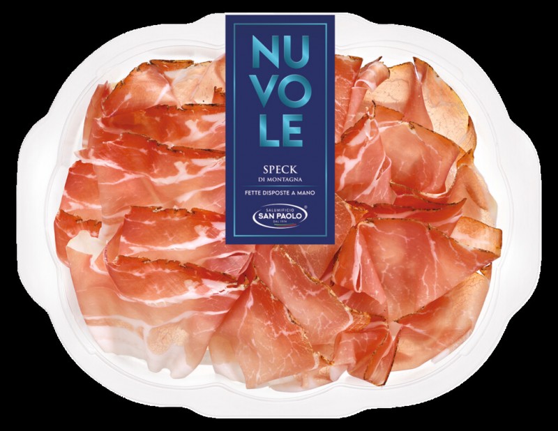 Bacon, pork bacon, cold cuts, Salumificio San Paolo - 80g - pack Bacon, pork bacon, cold cuts, Salumificio San Paolo - 80g - pack