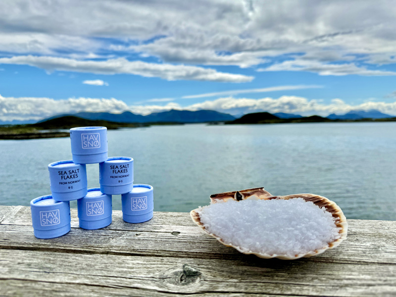 HAVSNO, HAVSNØ pahuljice morske soli, iz Norveske - 8g - mogu HAVSNO, HAVSNØ pahuljice morske soli, iz Norveske - 8g - mogu