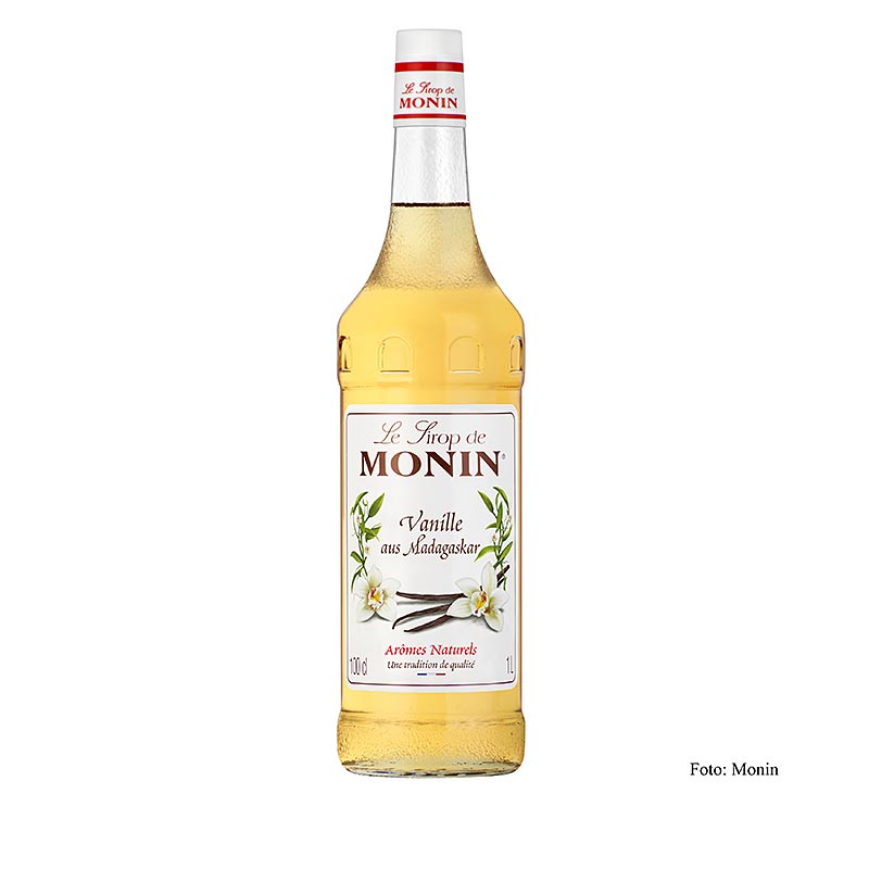 Sirap vanila Monin 1:8, 1l, botol kaca - 1 l - Botol Sirap vanila Monin 1:8, 1l, botol kaca - 1 l - Botol