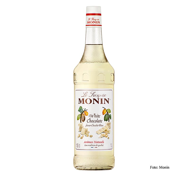 Monin bily cokoladovy sirup 1:8 - 1 l - Lahev Monin bily cokoladovy sirup 1:8 - 1 l - Lahev