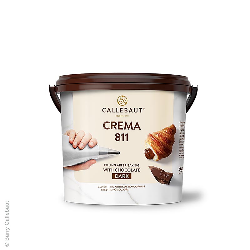 Callebaut Crema - temna cokolada 811, temna cokolada, Callebaut (FMD-P1336-651) - 5 kg - Pe vedro Callebaut Crema - temna cokolada 811, temna cokolada, Callebaut (FMD-P1336-651) - 5 kg - Pe vedro