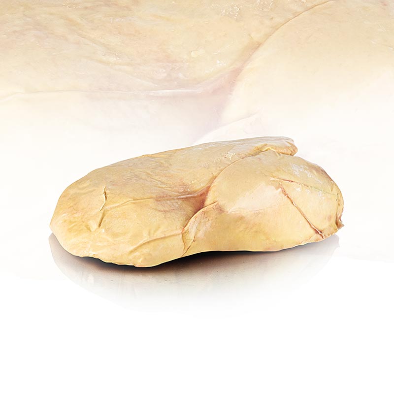 Duck foie gras, i paperpunuar, i plote, i gervishtur, France, masiv - perafersisht 500 g - vakum Duck foie gras, i paperpunuar, i plote, i gervishtur, France, masiv - perafersisht 500 g - vakum