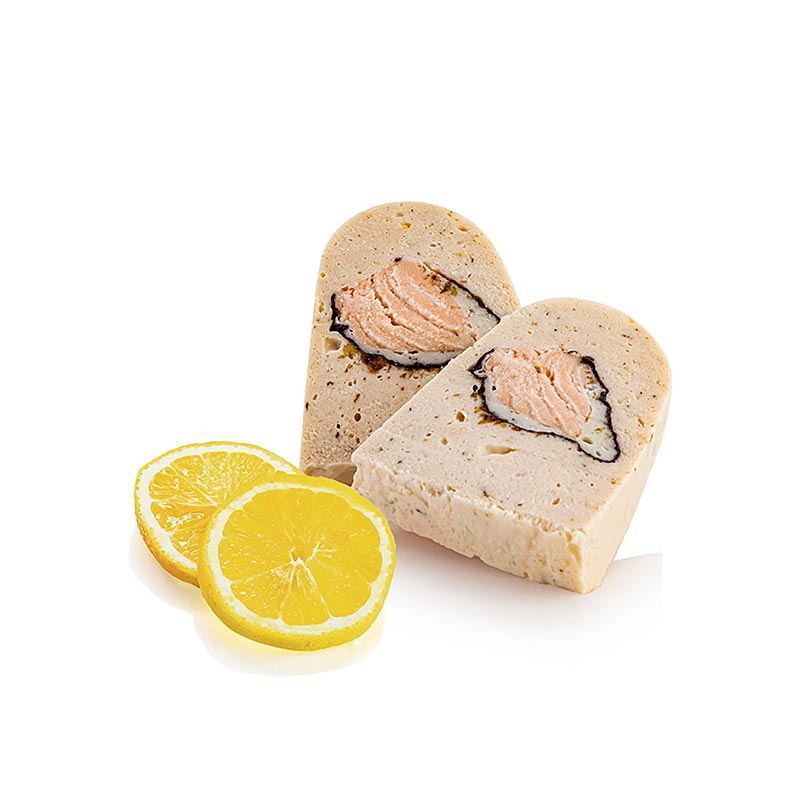 Salmon terrine with nori seaweed and a salmon core, approx. 800g - 800g - PE shell Salmon terrine with nori seaweed and a salmon core, approx. 800g - 800g - PE shell