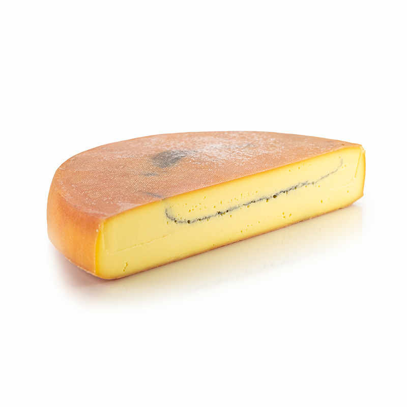 Morbier AOP, fromage a pate mi-dure, une demi-meule - environ 3,5kg - dejouer Morbier AOP, fromage a pate mi-dure, une demi-meule - environ 3,5kg - dejouer
