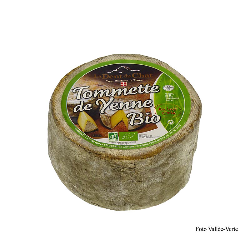 Tommette de Yenne, keju separa keras susu mentah Perancis, roti, organik - lebih kurang 800 g - filem Tommette de Yenne, keju separa keras susu mentah Perancis, roti, organik - lebih kurang 800 g - filem