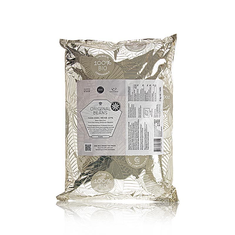 Katedral putih yang mulia. Rep., 37%, White Couverture, Callet, Kacang Asli, ORGANIK - 2kg - tas Katedral putih yang mulia. Rep., 37%, White Couverture, Callet, Kacang Asli, ORGANIK - 2kg - tas