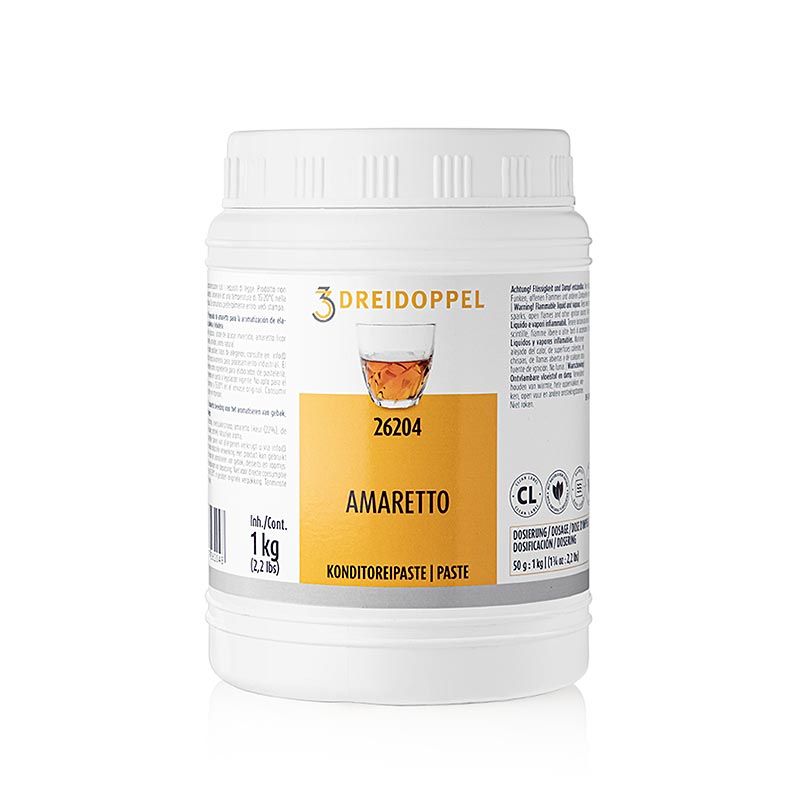 Amaretto - Pasta, tres dobles, No.262 - 1 kg - Dosis de PE