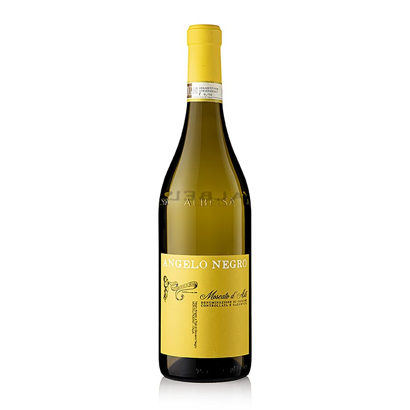 2023er Moscato d `Asti DOCG Perlwein, süß, 5% vol., Angelo Negro - 750 ml - Flasche 2023er Moscato d `Asti DOCG Perlwein, süß, 5% vol., Angelo Negro - 750 ml - Flasche