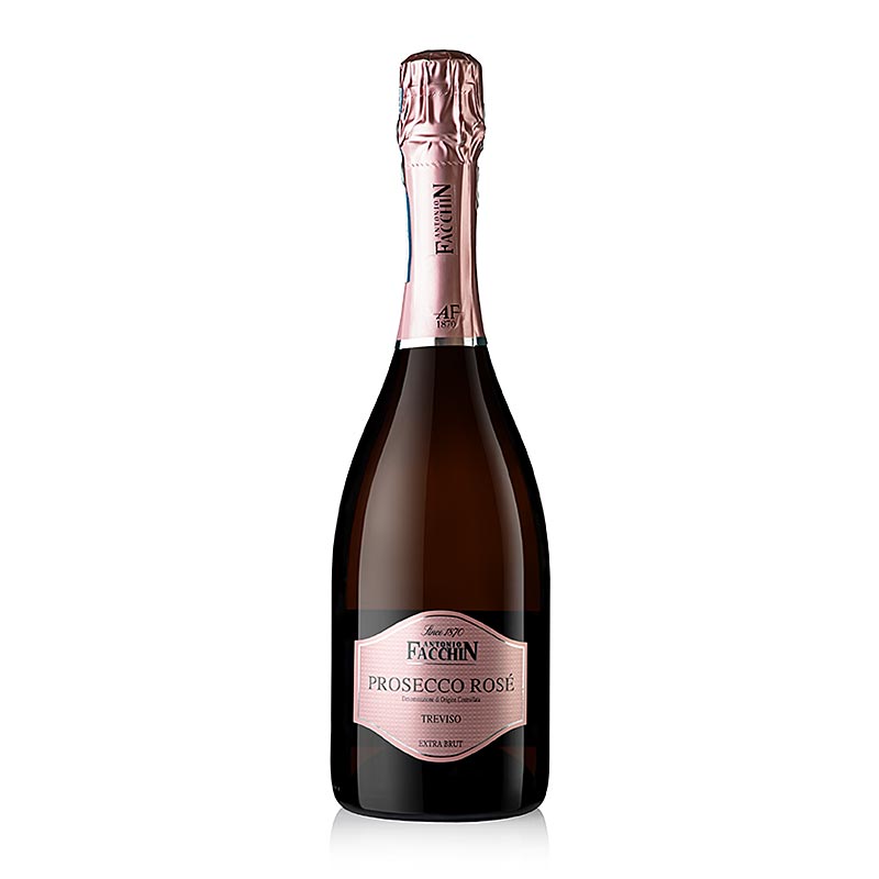 Prosecco Spumante ROSE, extra brut Treviso Veneto, 11,5 % obj., Facchin - 750 ml - Flasa Prosecco Spumante ROSE, extra brut Treviso Veneto, 11,5 % obj., Facchin - 750 ml - Flasa