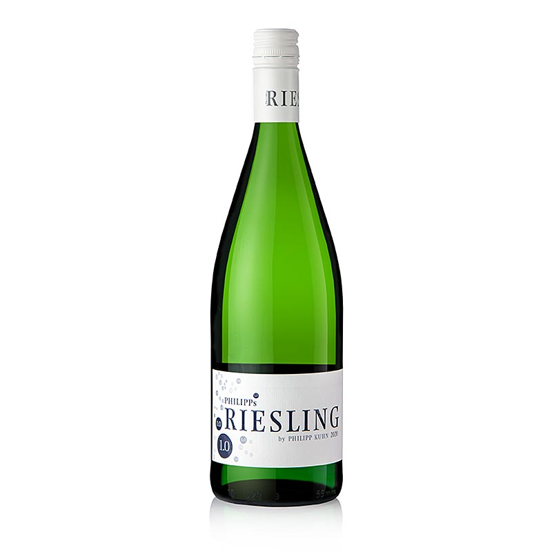 2023 Riesling, toerr, 11,5 % vol., Philipp Kuhn - 1 liter - Flaske 2023 Riesling, toerr, 11,5 % vol., Philipp Kuhn - 1 liter - Flaske