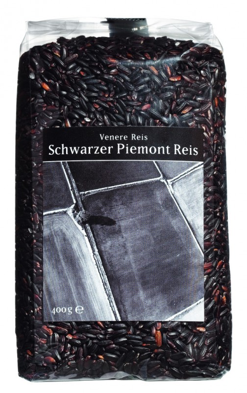 Riz noir du Piémont, Venere, Viani - 400 g - pack